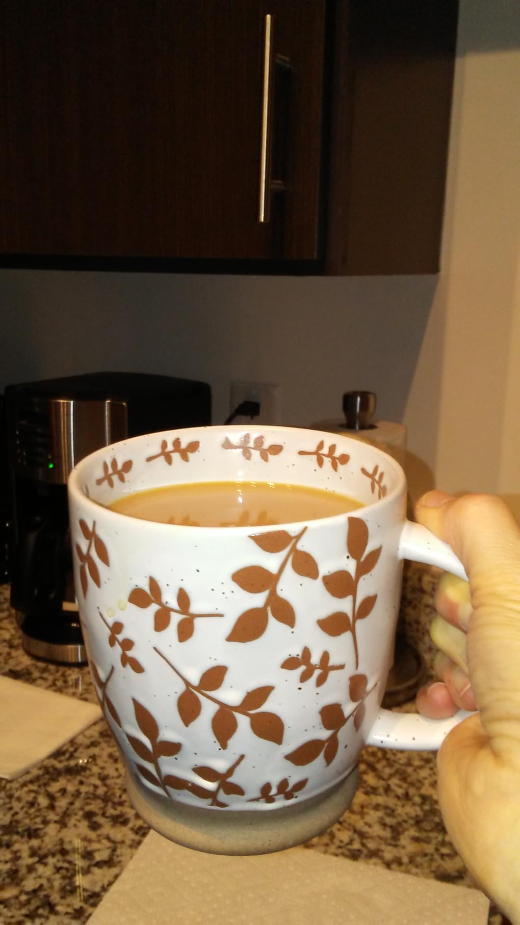 18oz Coffee Mug Gift for Women - Rustic Handmade Coffee Cup customer photo 1