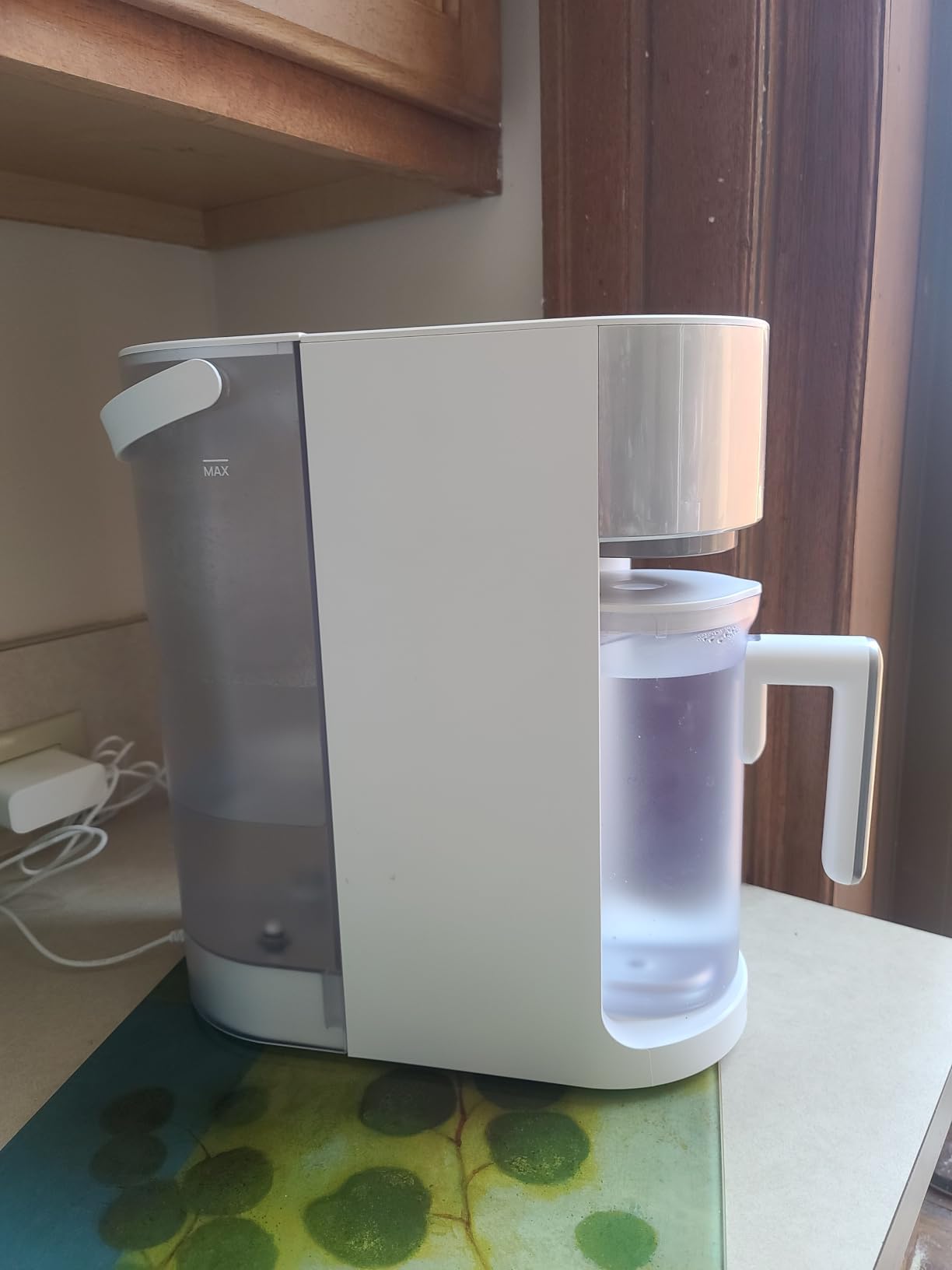 DREO Reverse Osmosis Water Filter Countertop, RO Filtration System, 3:1 Pure to Drain, TDS & Filter Life & Autofill Pitcher, Installation-Free, Self-Cleaning Water Purifier, RO Water Filter customer photo 1