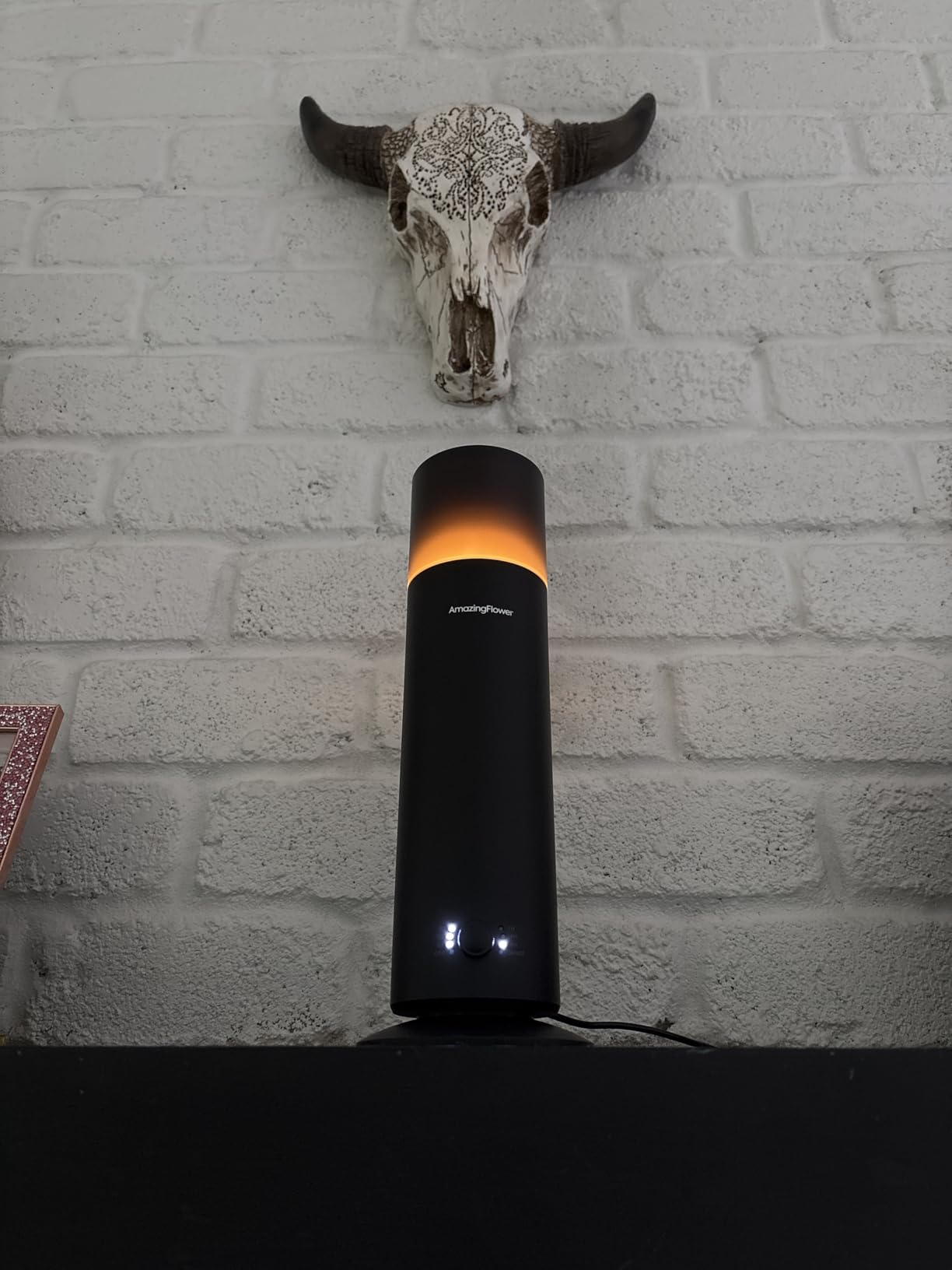 Waterless Essential Oil Diffuser, Smart Scent Diffuser with Nightlight, Smart Schedules, Up to 1100 sq ft, App Control Cold Air Scent Diffuser Oil Machine for Home Large Room and Commercial Use, Black customer photo 1