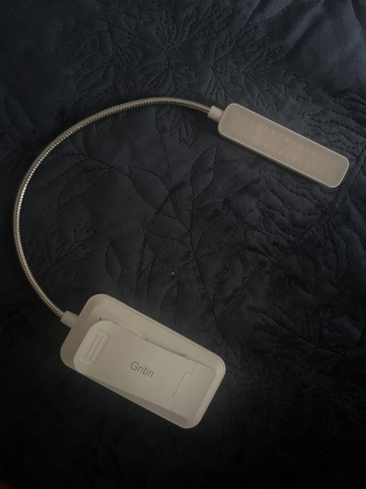 Gritin 2026 Gen 2 Book Light for Reading- 30 Eye Caring Full Spectrum LED | 5 Colors & 5 Brightness, Adjustable Wide/Narrow Beam, Upgrade 1500mAh Long-Lasting Rechargeable Clip on Light for Book Lovers customer photo 1