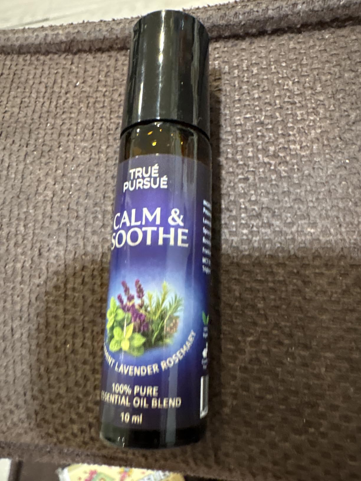 Calm & Stress Relief Frankincense & Lavender Essential Oil Roll On - 10ml | TRUÉ PURSUÉ Sleep Roller 100% Pure Aromatherapy Calming Oils for Anxiety, Migraine, Unwind & Tension - Pulse Point Roller customer photo 1