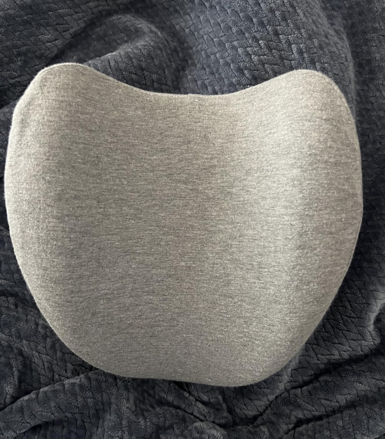 Knee Pillow for Side Sleepers - Cooling Gel Memory Foam Leg Pillow for Side Sleeping, Heart-Shaped Between Legs Cushion for Pressure Relief on Sciatica, Lower Back, Hips & Joints, Grey customer photo 2