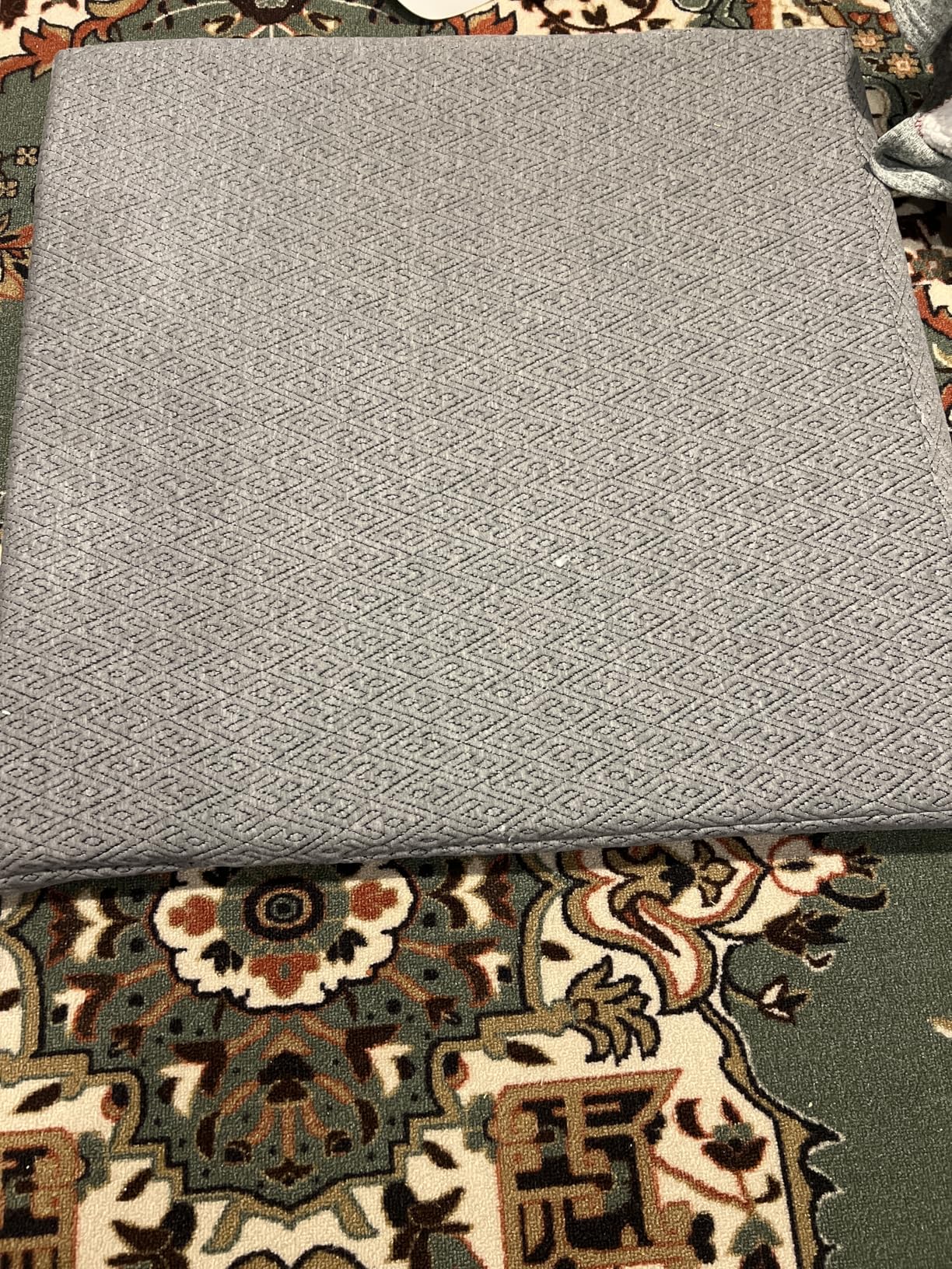 Ultimate Meditation Cushion Set - 2-in-1 Zafu & Zabuton, Buckwheat & Memory Foam, Velvet Cover for Yoga & Mindfulness (Purple) customer photo 2