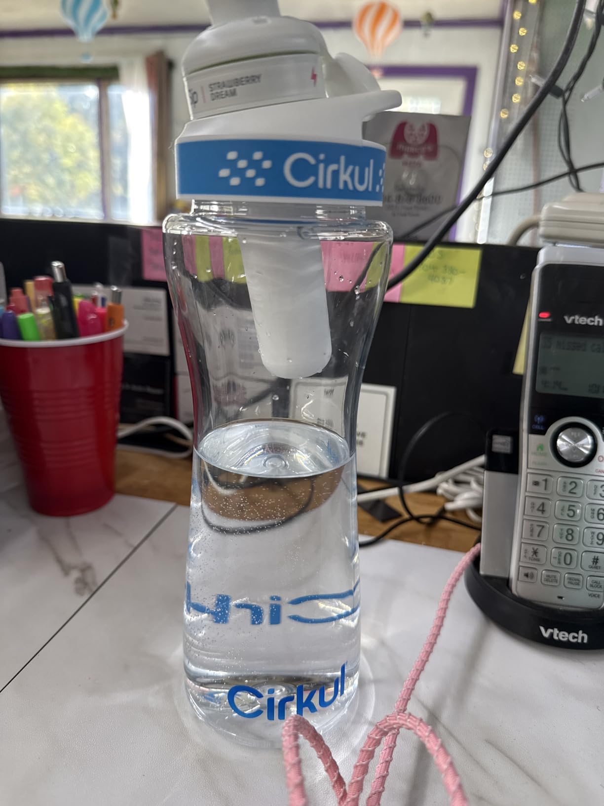 Cirkul 62oz Gym Plastic Bottle with 3 No Sugar, 0 Cal Flavored Water Sips customer photo 2