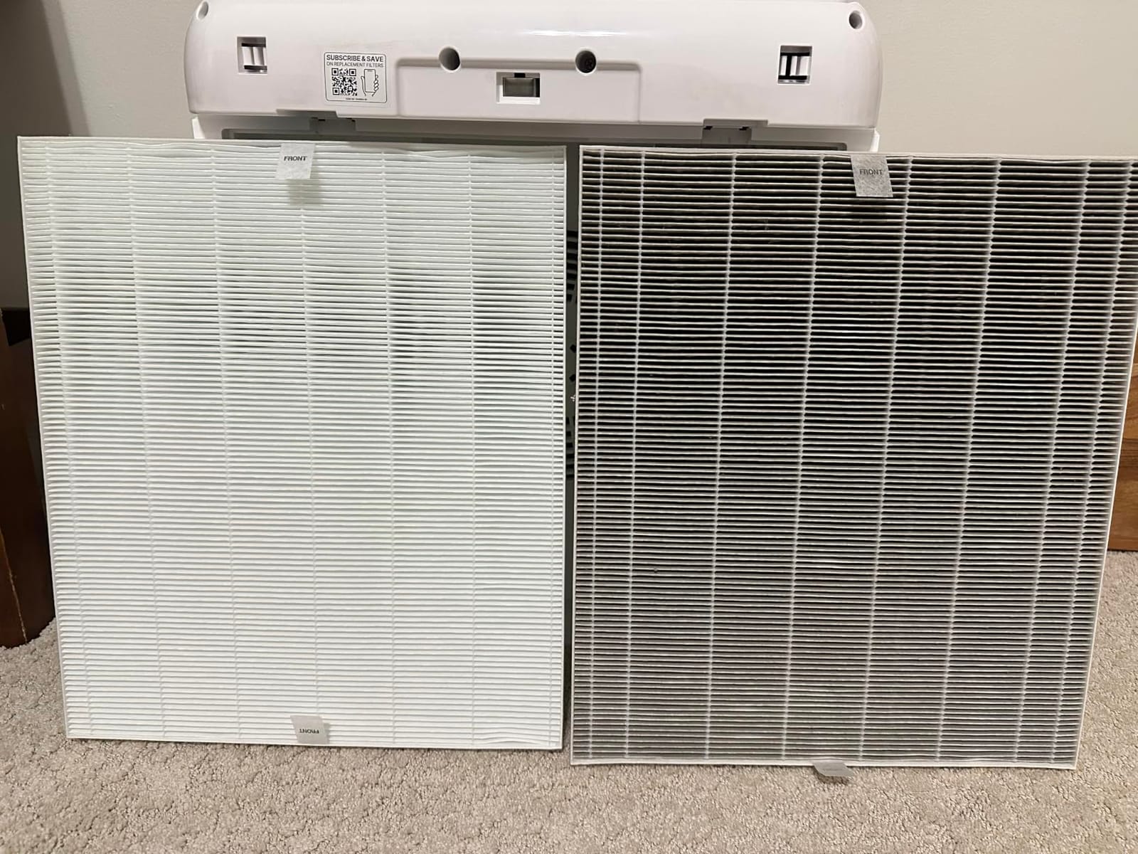 COWAY Airmega Mighty2 Air Purifier, Next Gen of AP-1512HH, for Large Room & Home Cleans up to 1,800 ft², IEST certified HEPA and Active Carbon for Allergies, Smoke, Dust, Pets & Mold, AP-1512N(W) customer photo 1
