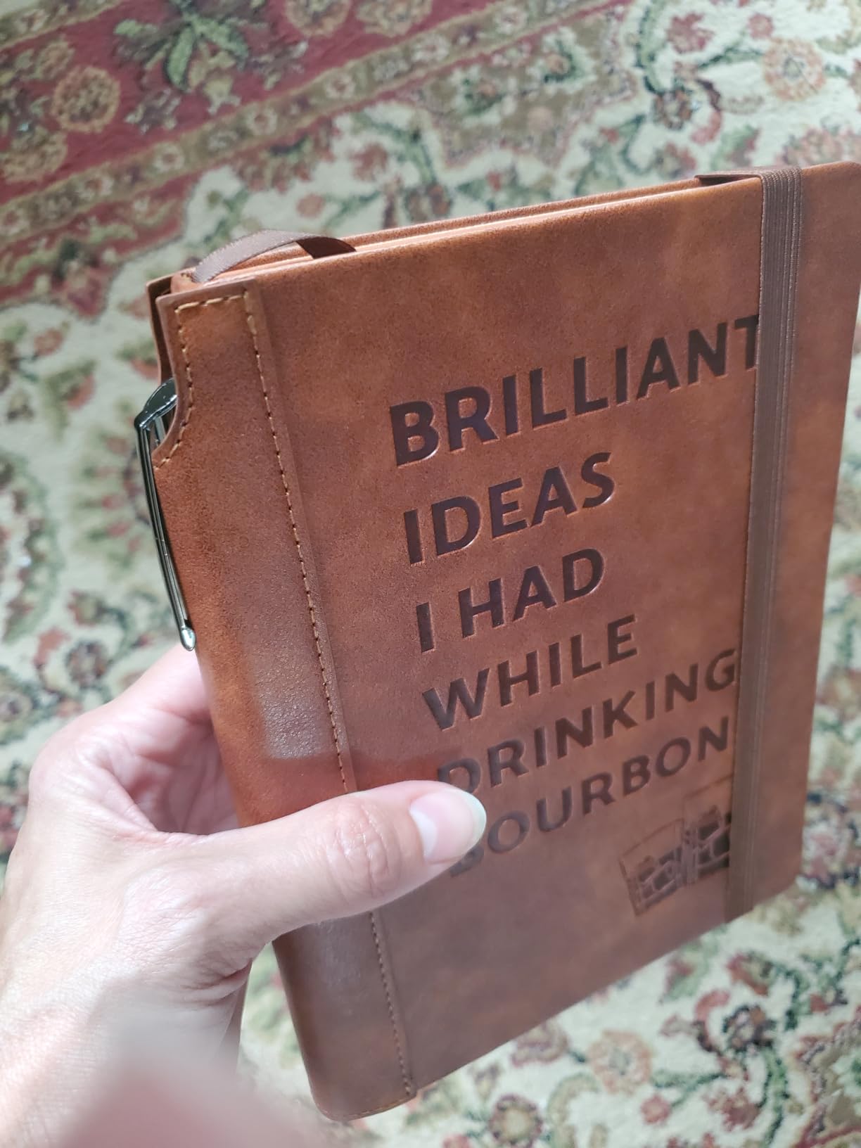 Cool Meaningful Graduation Gifts Leather Journal For Her And Him With Pen, Graduation Notebook For Travel, Work, School, Note Taking, College Ruled, 288 Lined Pages 100gsm Paper (Grad Journal) customer photo 2