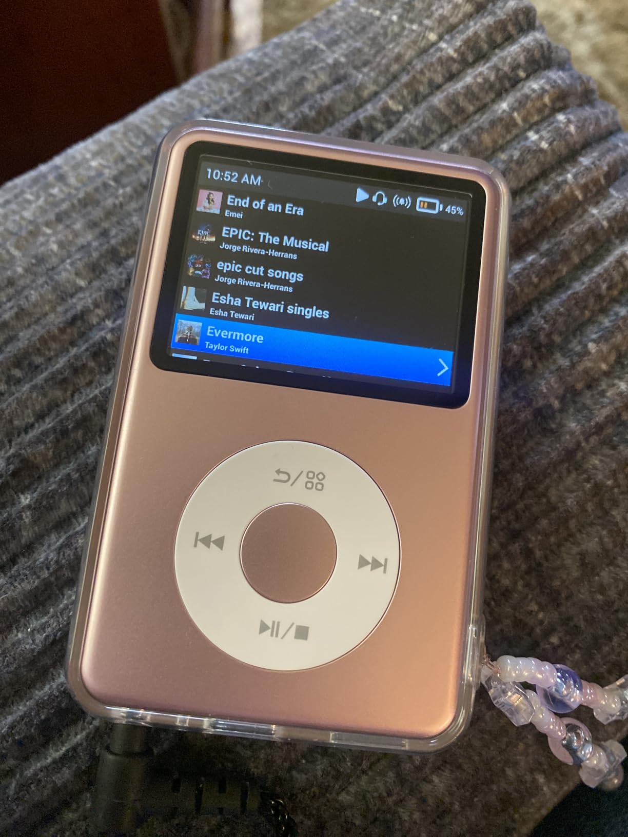 MP3 Player with Bluetooth 128GB Portable Music Digital Players Supports Playlist Audiobook Video Nice Gadget for Kids Black customer photo 2