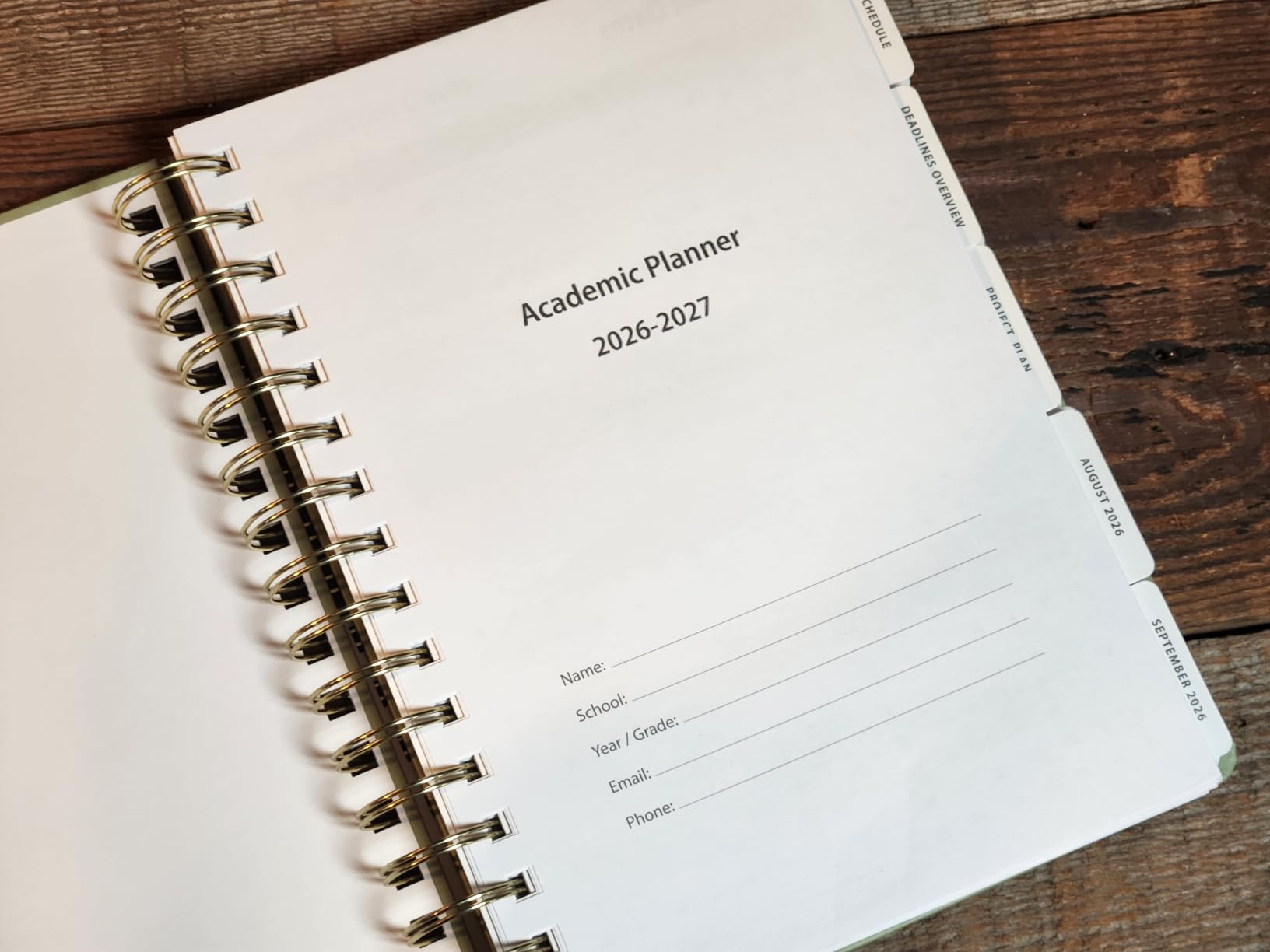 Academic Planner 2026-2027, Student Planner with Monthly Tabs, A5, Pink | Class Schedule, Deadlines Tracking, Project Planning, School Planner for High School, College, & Homeschool Students customer photo 2