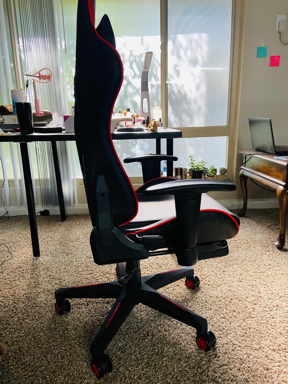 Hbada E3 Air 2026 Ergonomic Office Chair, 3-Zone Lumbar Support, Comfy Home Office Chair with Auto Recline, 4D Headrest & Armrests, 140° Tilt for Work & Relax, Grey customer photo 2