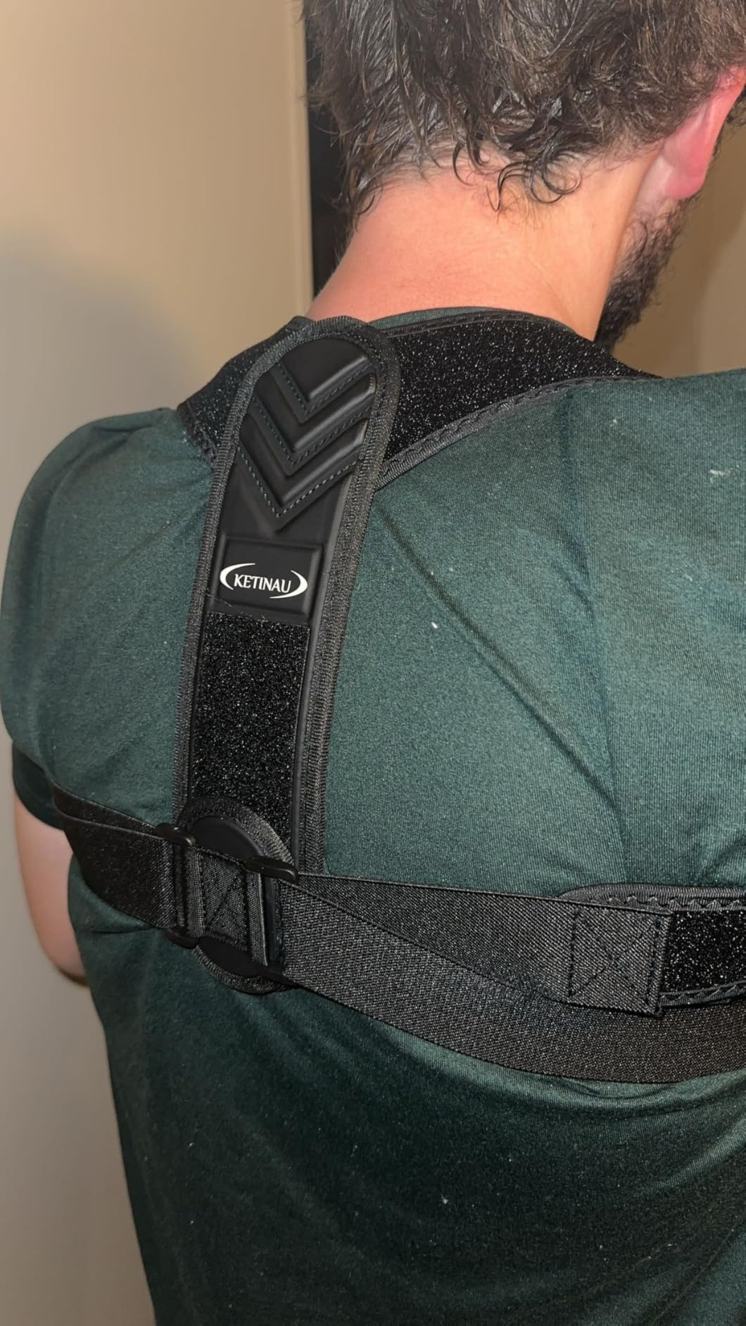 Alsoay Posture Corrector for Women and Men, Back Brace Adjustable Upper Posture Support, Back Support, Comfortable Back Straightener Support for Clavicle Support, and Providing Pain Relief from Neck customer photo 1