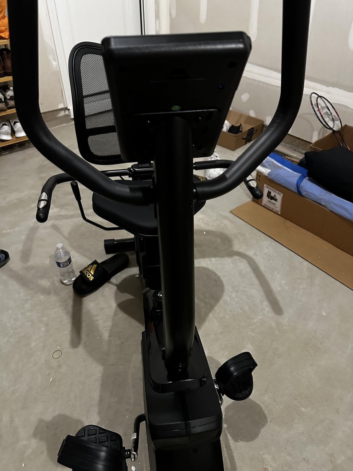 CURSOR FITNESS Recumbent Exercise Bike, Quiet Recumbent Stationary Bike for Adults & Seniors, Magnetic Stationary Bike with 16-Level Resistance, Supports 350LB, Heart Rate Handle & LCD Display customer photo 1