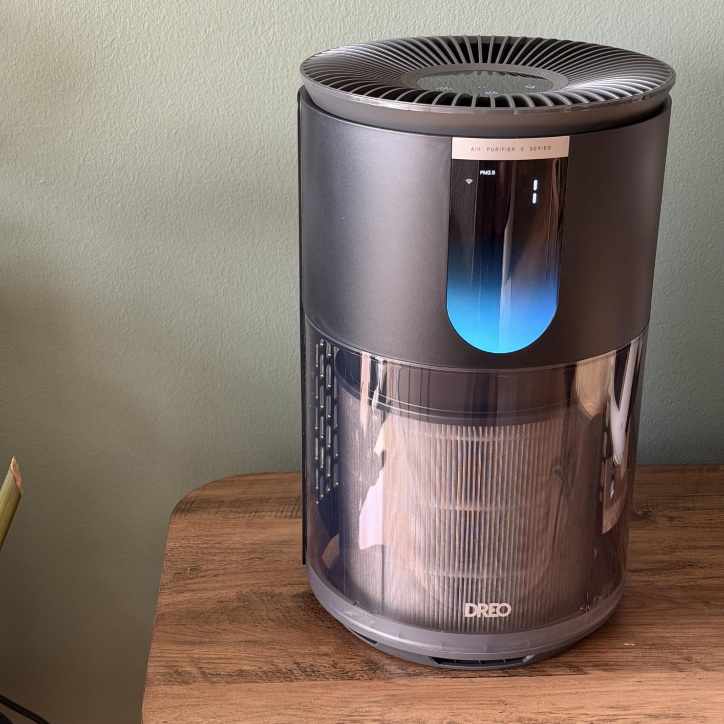 DREO Smart HEPA Air Purifier for Home, Up to 1176 ft², Air Cleaner for Large Rooms & Bedrooms, Wi-Fi/Voice/Alexa, Pets, Smoke, Dust, Pollen & Odors, PM2.5 Monitor, 4 Modes, DR-HAP009S (Dreo 539S) customer photo 2