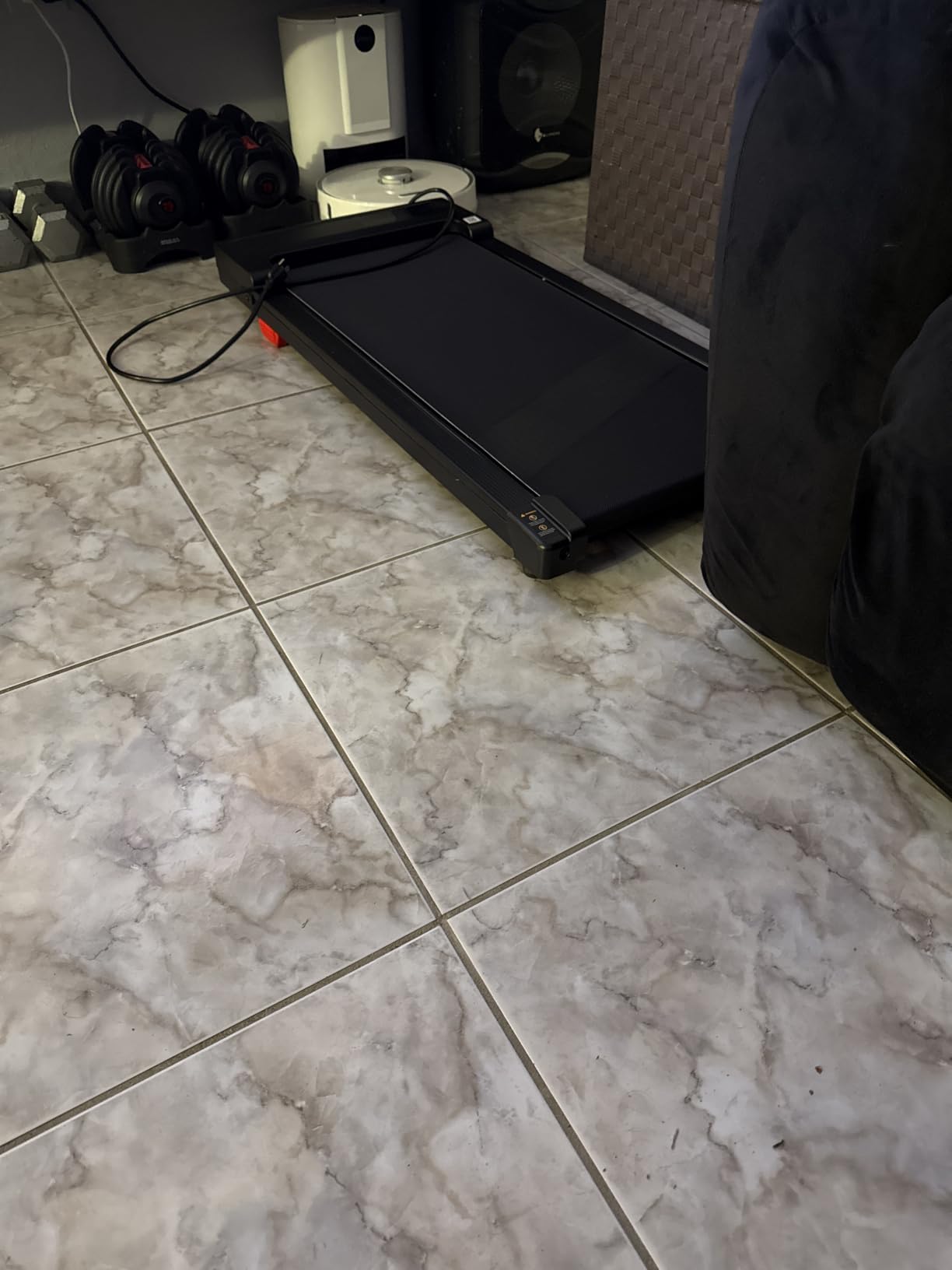 Walking Pad Treadmill for Home - Under Desk Treadmills Mini Portable Walking Running Machine Slim Compact Motorized Electric Treadmill with Adjustable Speed Remote customer photo 2