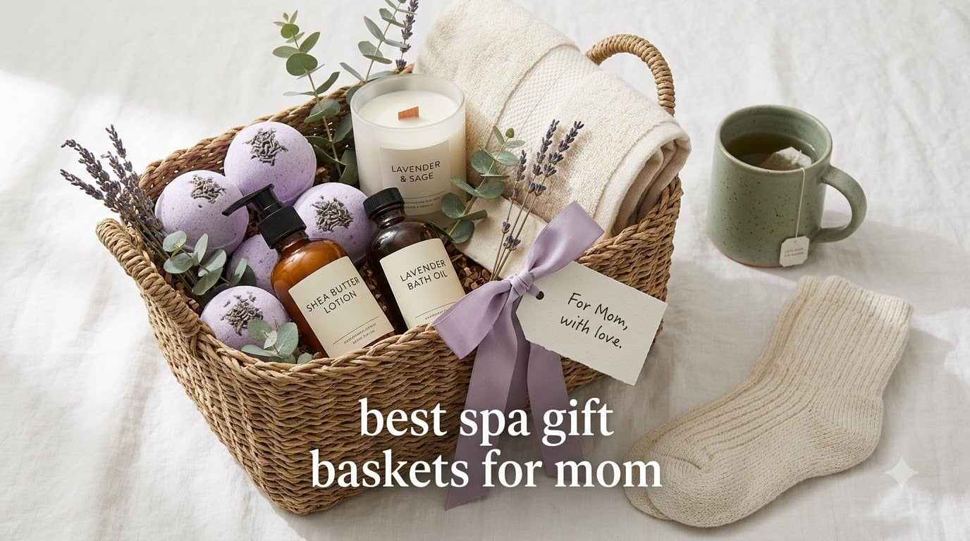 best spa gift baskets for mom
