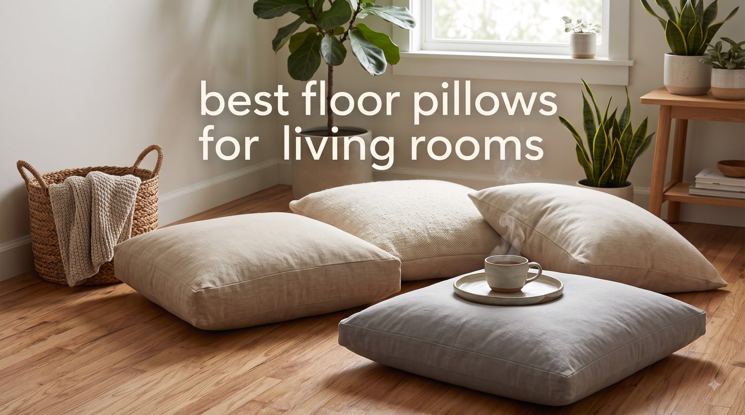 best floor pillows for living rooms