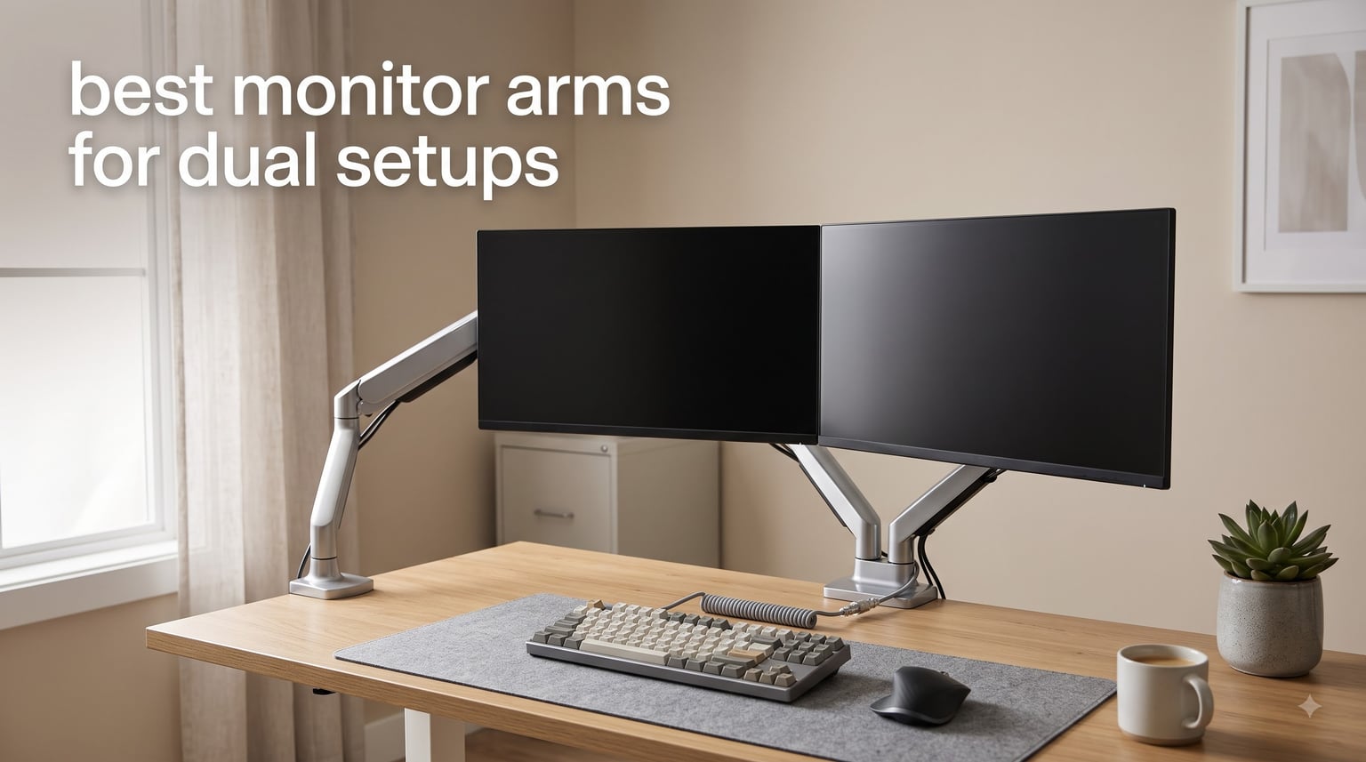 best monitor arms for dual setups