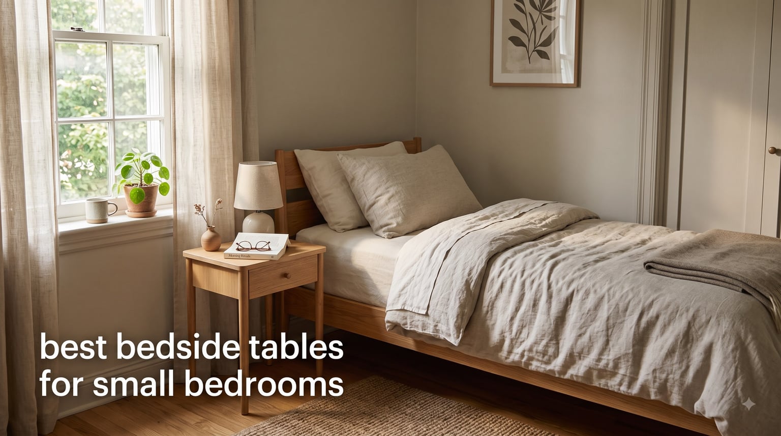 best bedside tables for small bedrooms