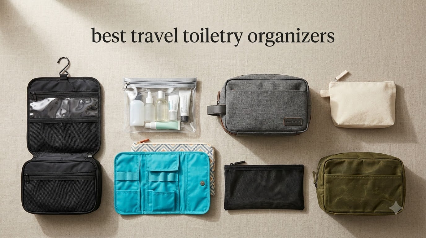 best travel toiletry organizers