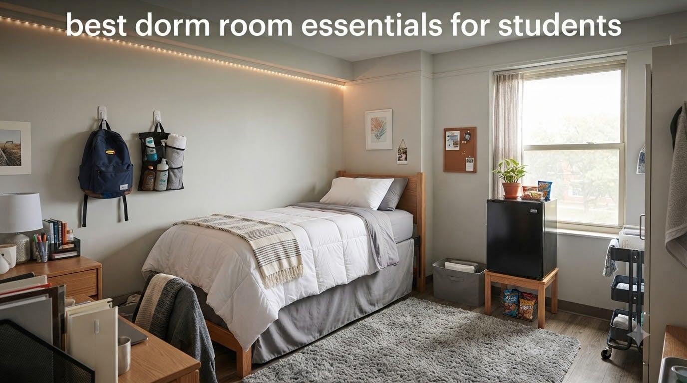 best dorm room essentials for students