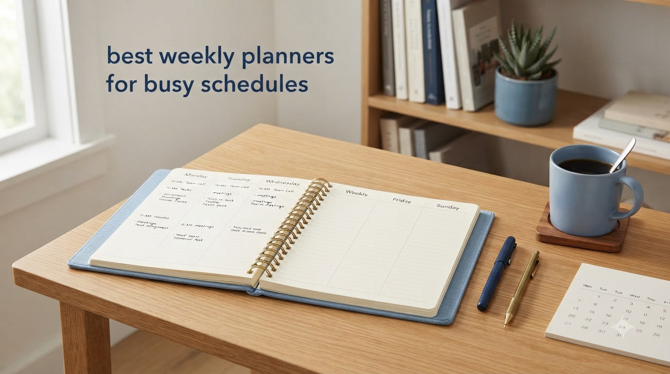 best weekly planners for busy schedules