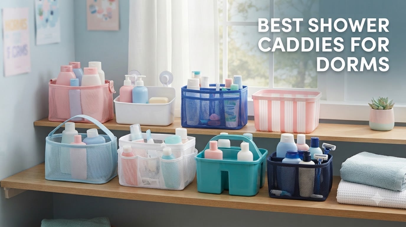 best shower caddies for dorms
