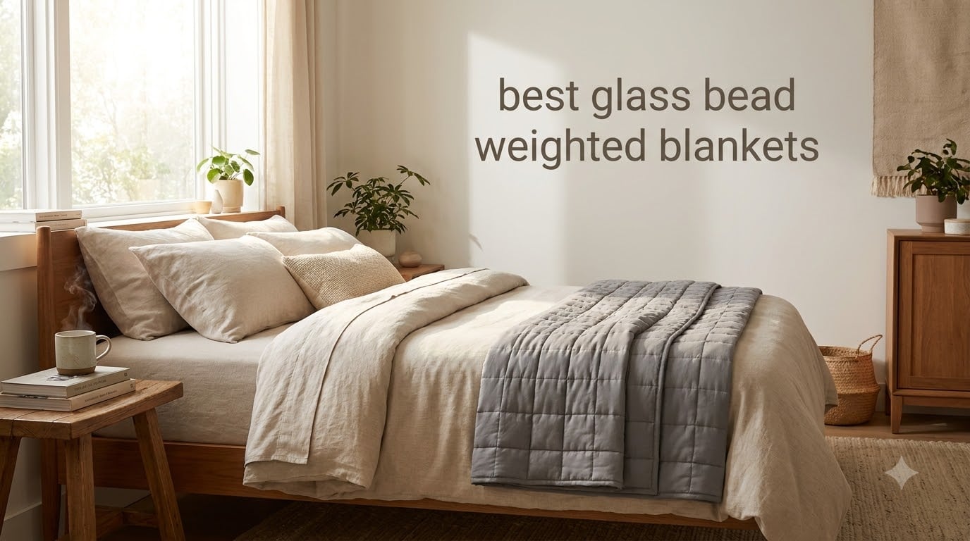 best glass bead weighted blankets
