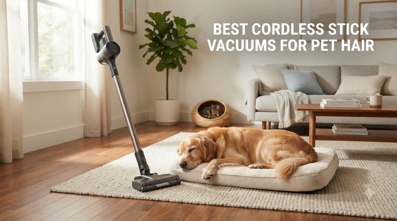 best cordless stick vacuums for pet hair