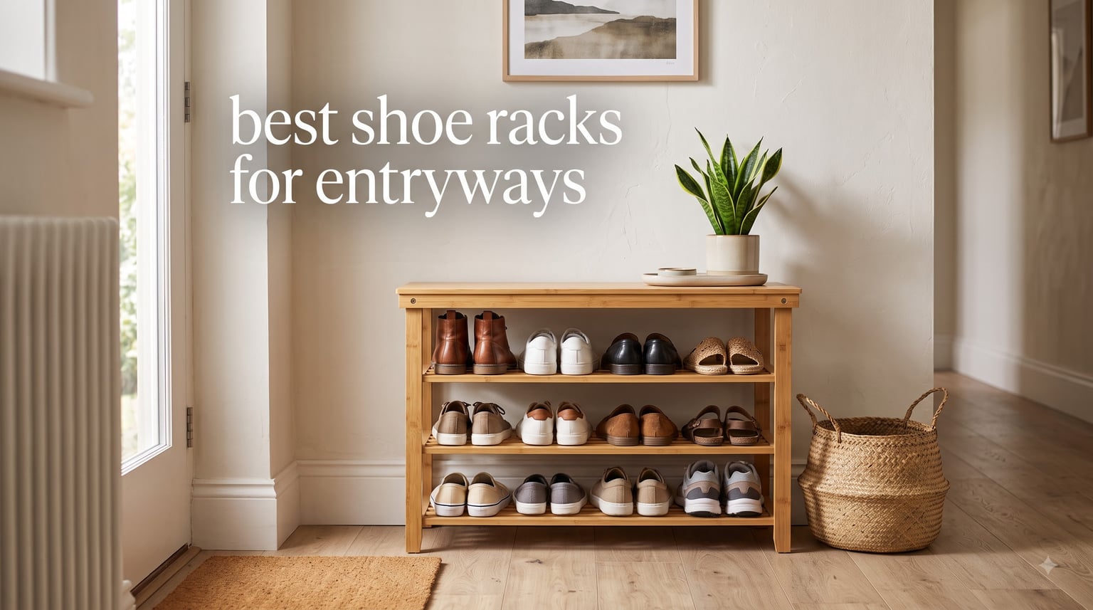 best shoe racks for entryways