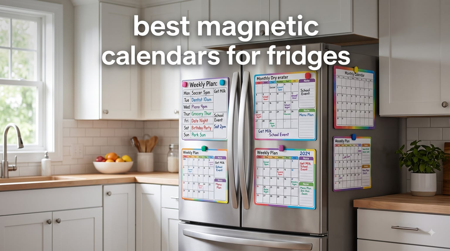 best magnetic calendars for fridges