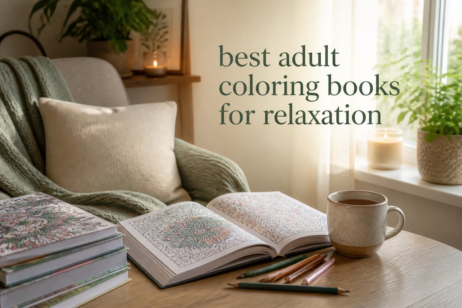 best adult coloring books for relaxation