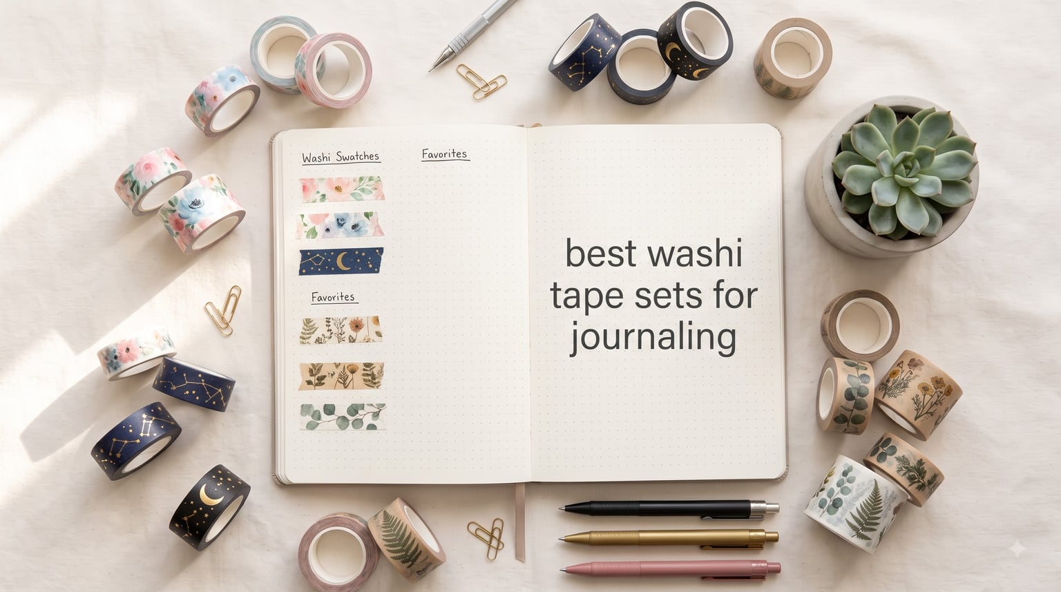 best washi tape sets for journaling