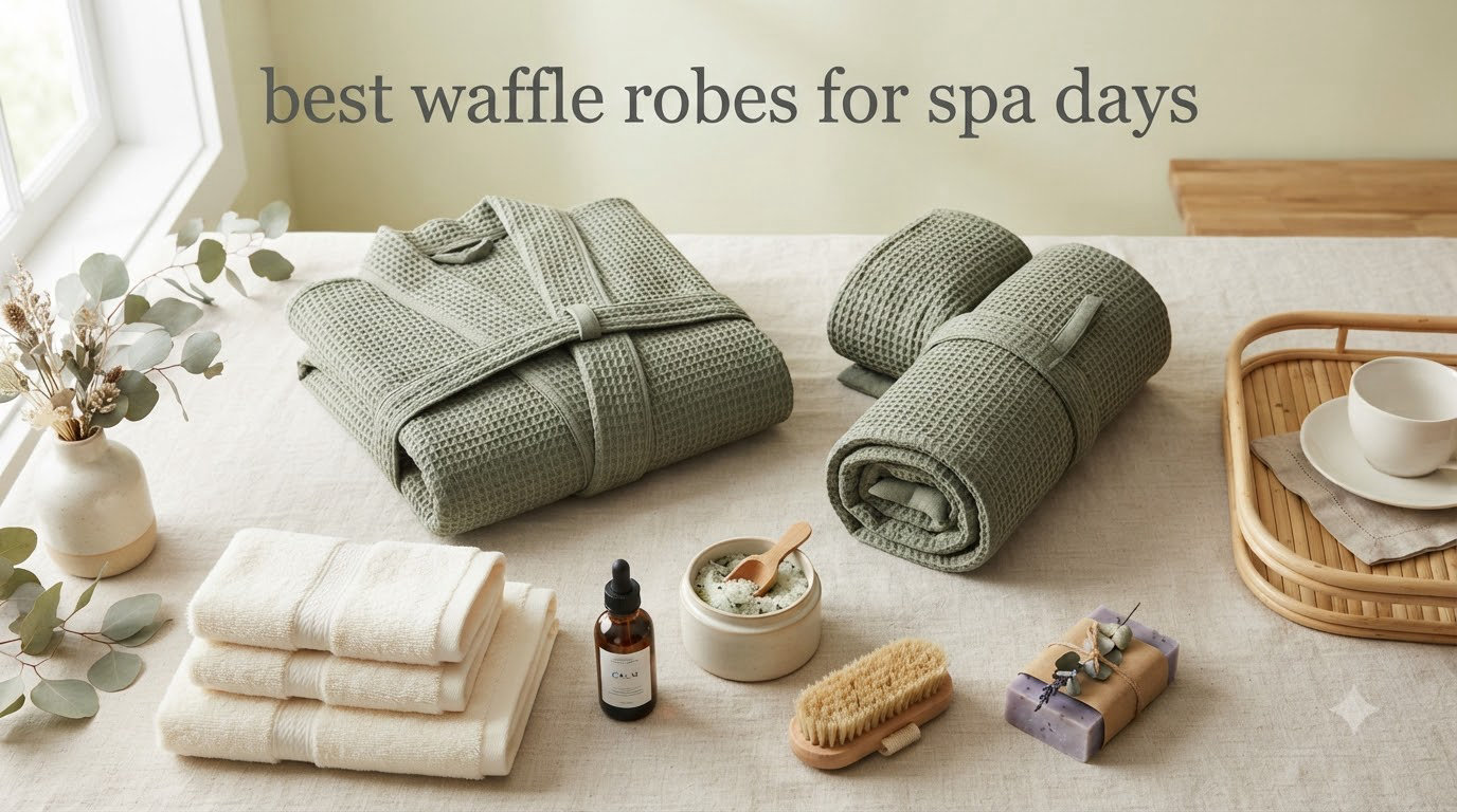 best waffle robes for spa days