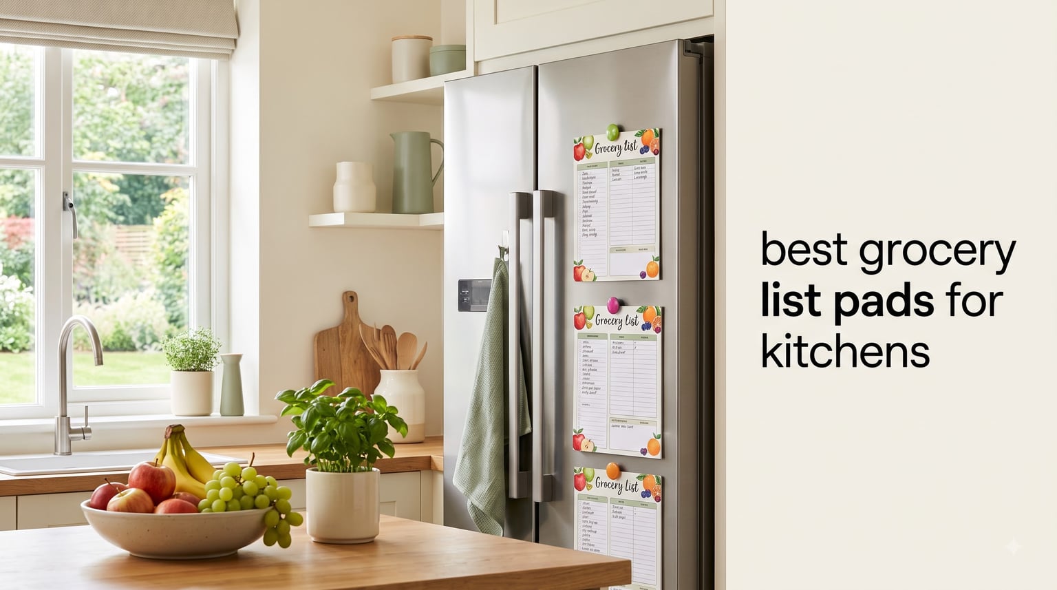 best grocery list pads for kitchens