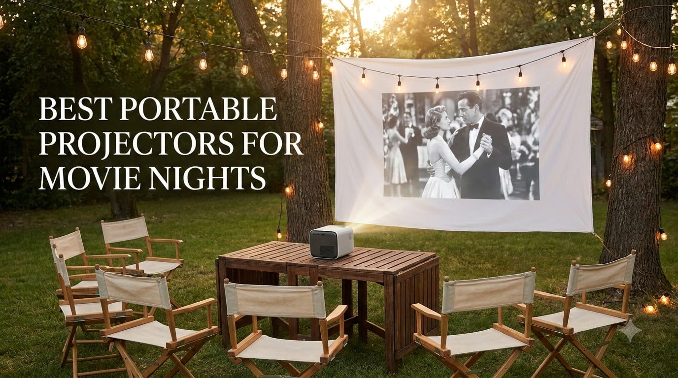 best portable projectors for movie nights