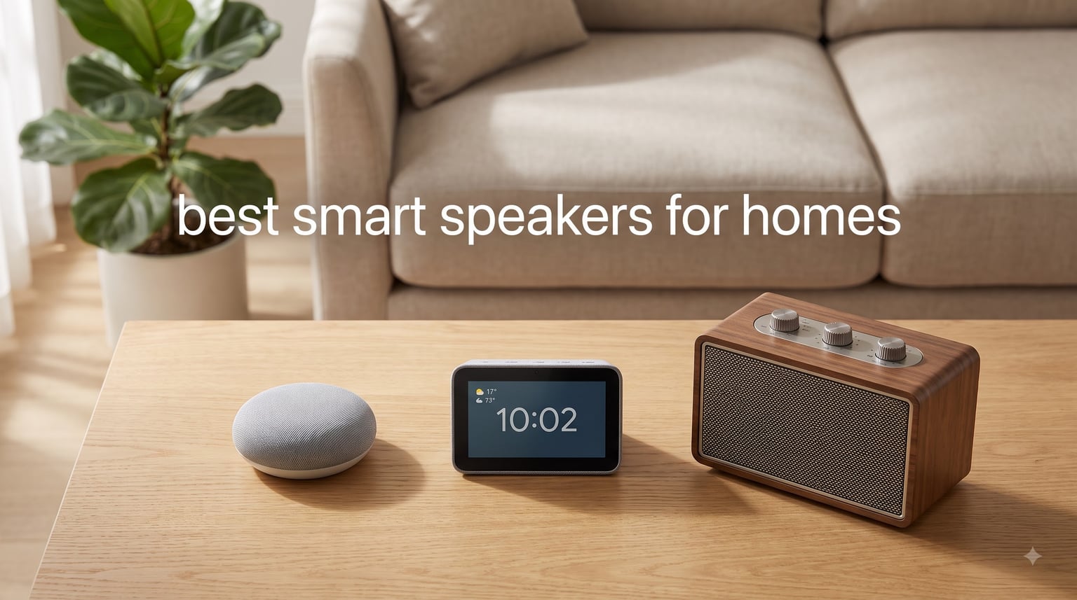 best smart speakers for homes