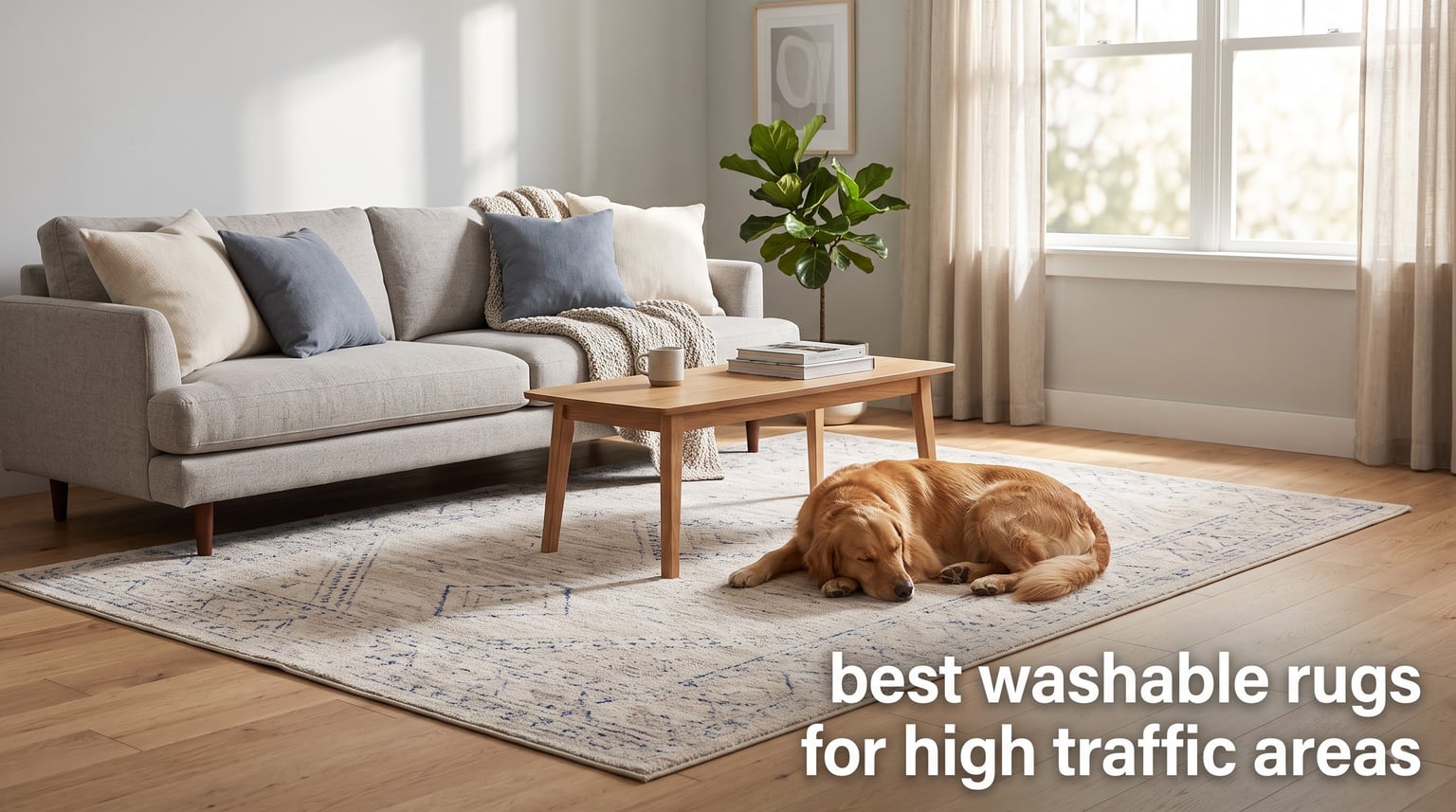 best washable rugs for high traffic areas