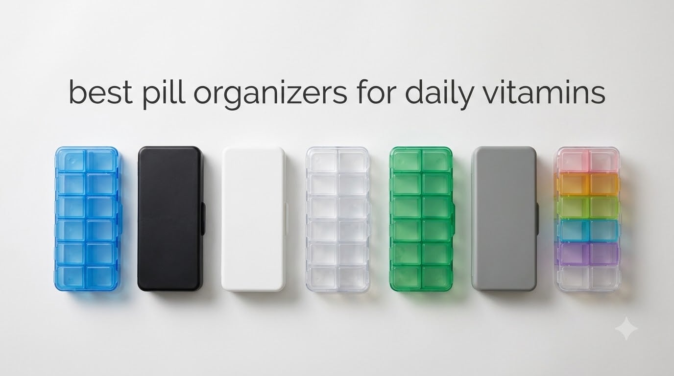 best pill organizers for daily vitamins