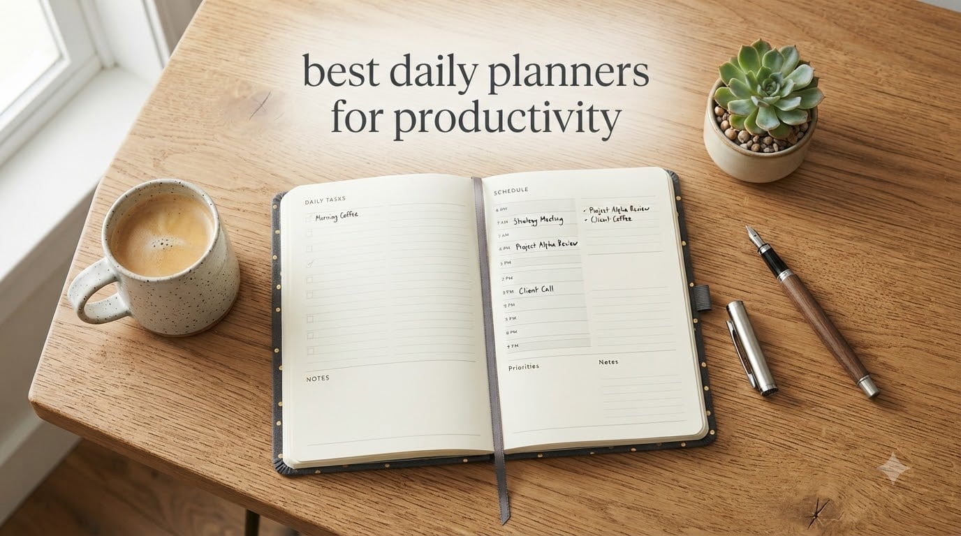 best daily planners for productivity