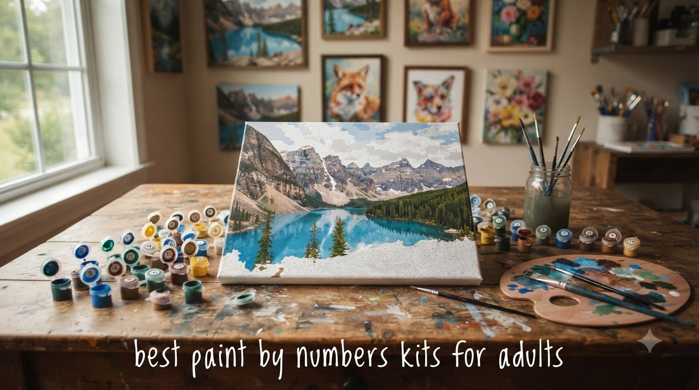 best paint by numbers kits for adults