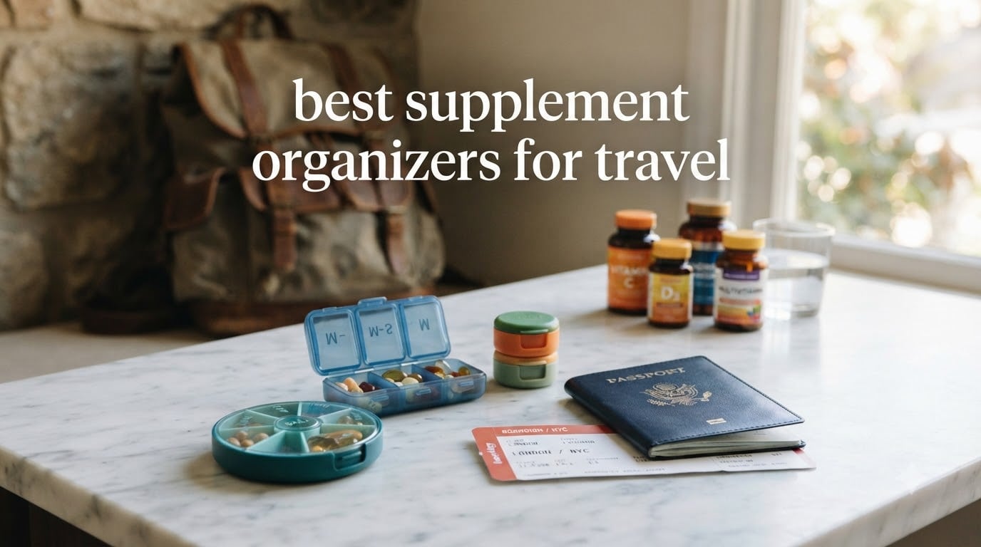 best supplement organizers for travel