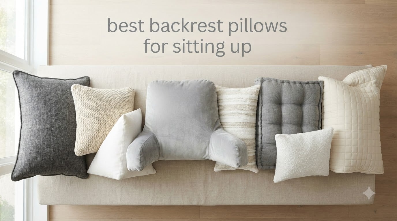 best backrest pillows for sitting up
