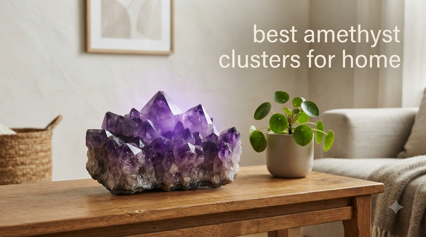 best amethyst clusters for home