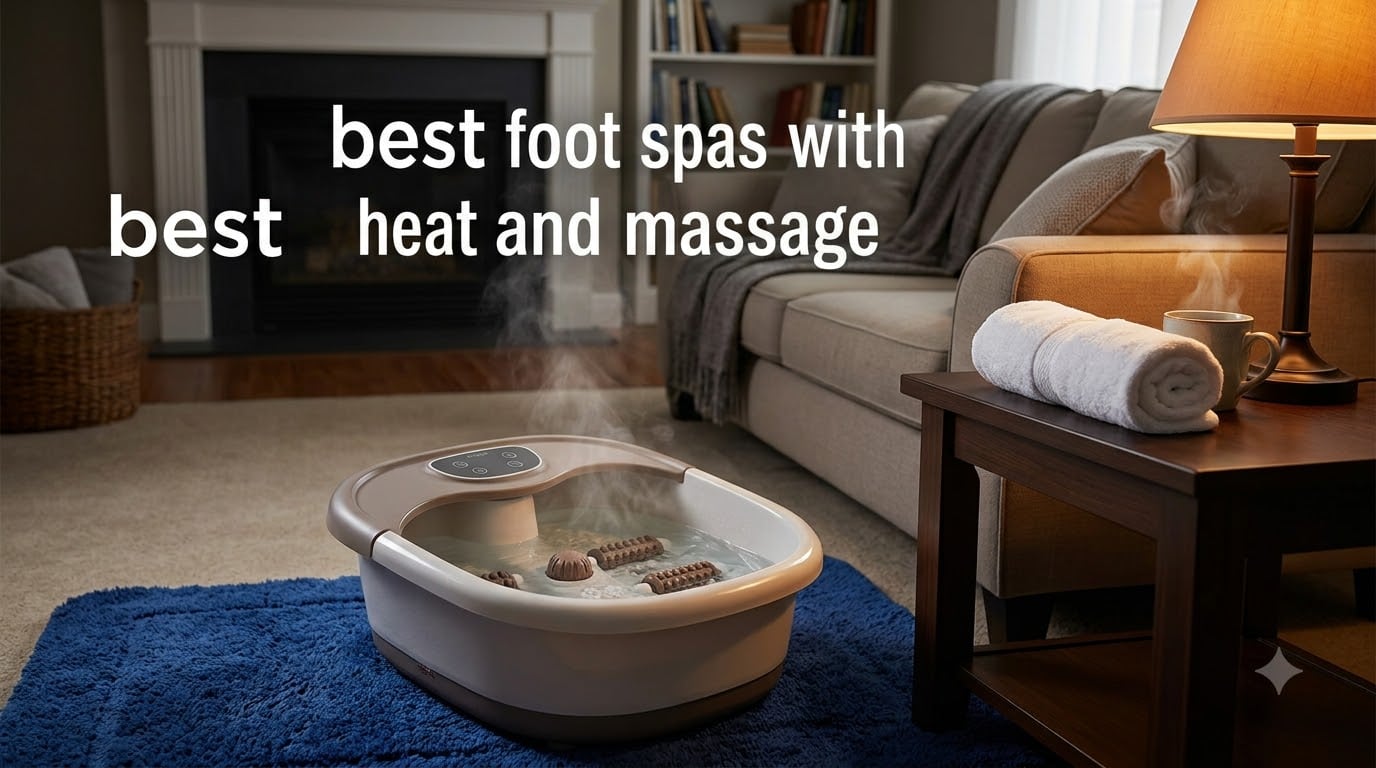 best foot spas with heat and massage