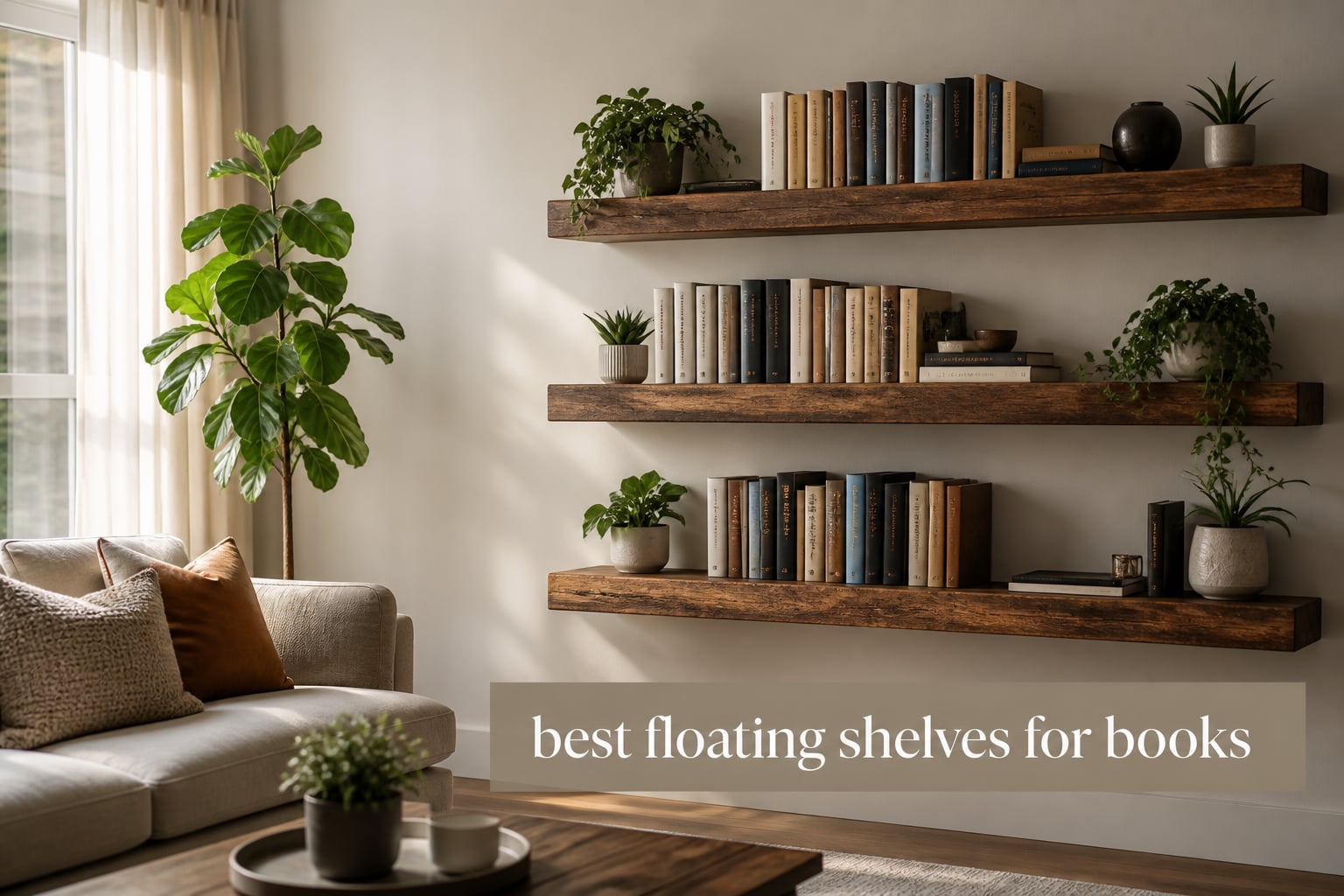 best floating shelves for books