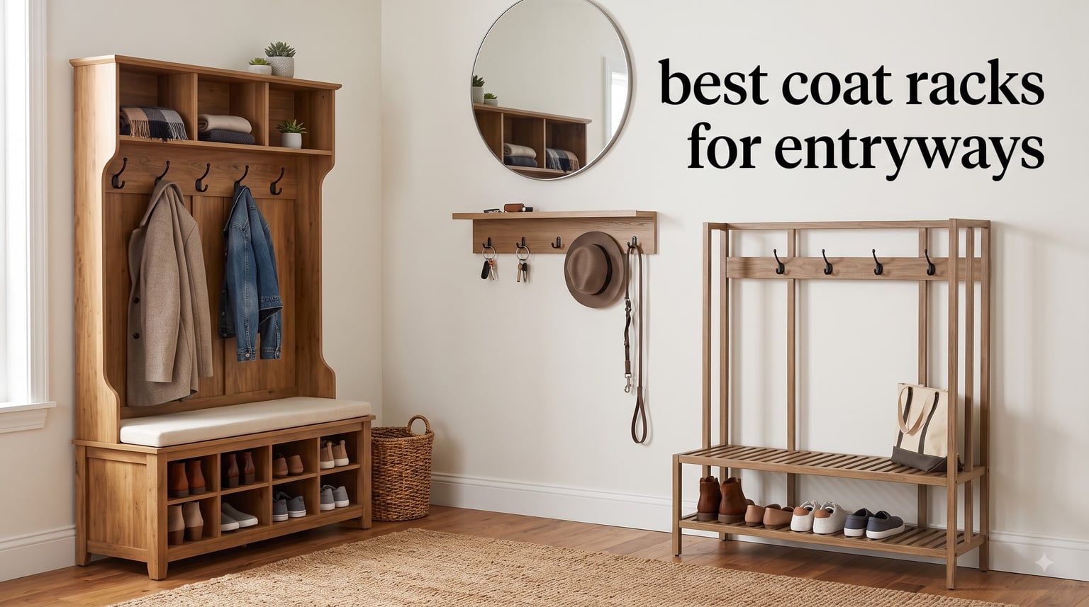 best coat racks for entryways