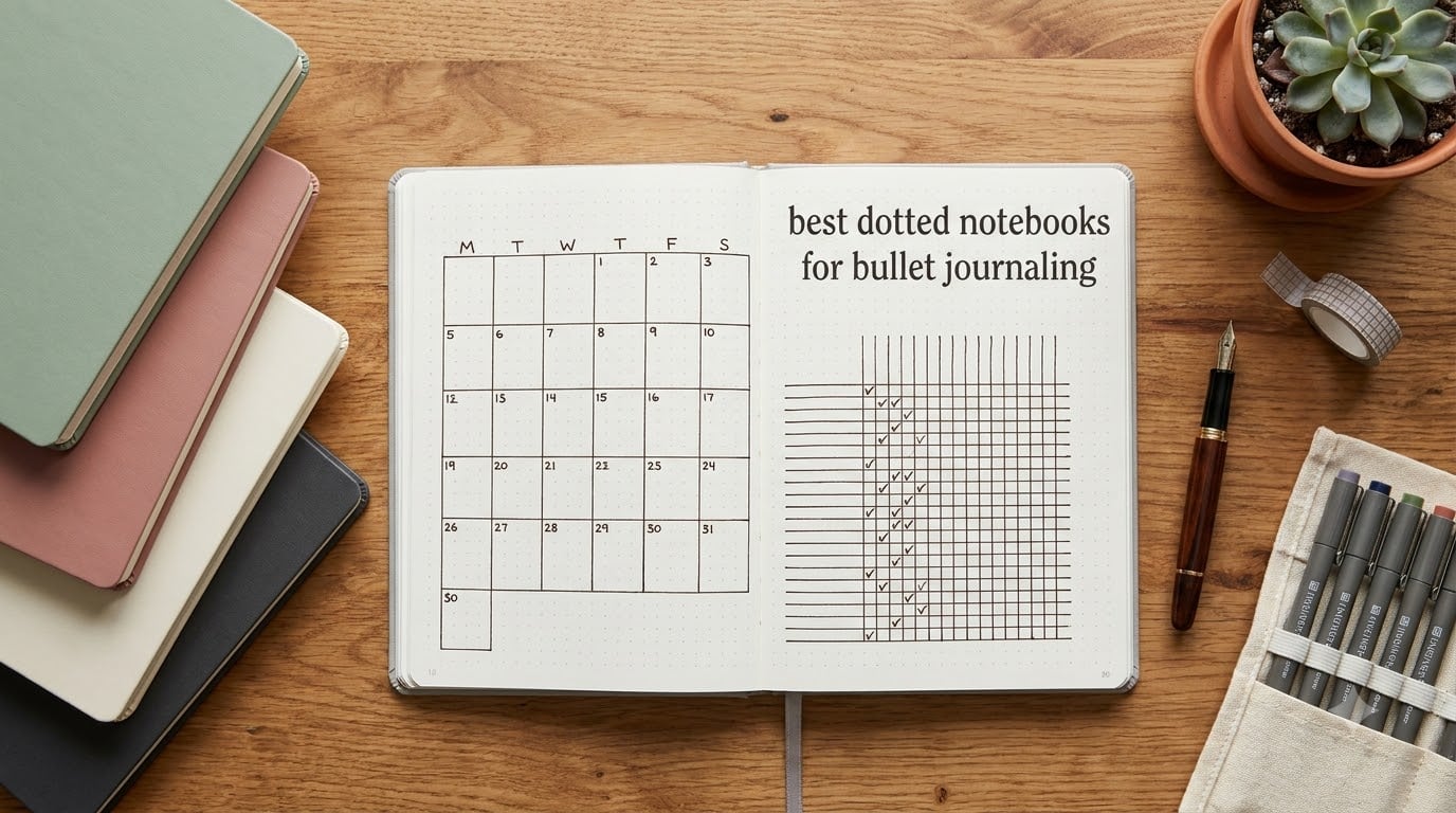 best dotted notebooks for bullet journaling