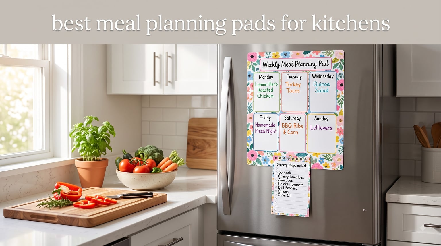 best meal planning pads for kitchens