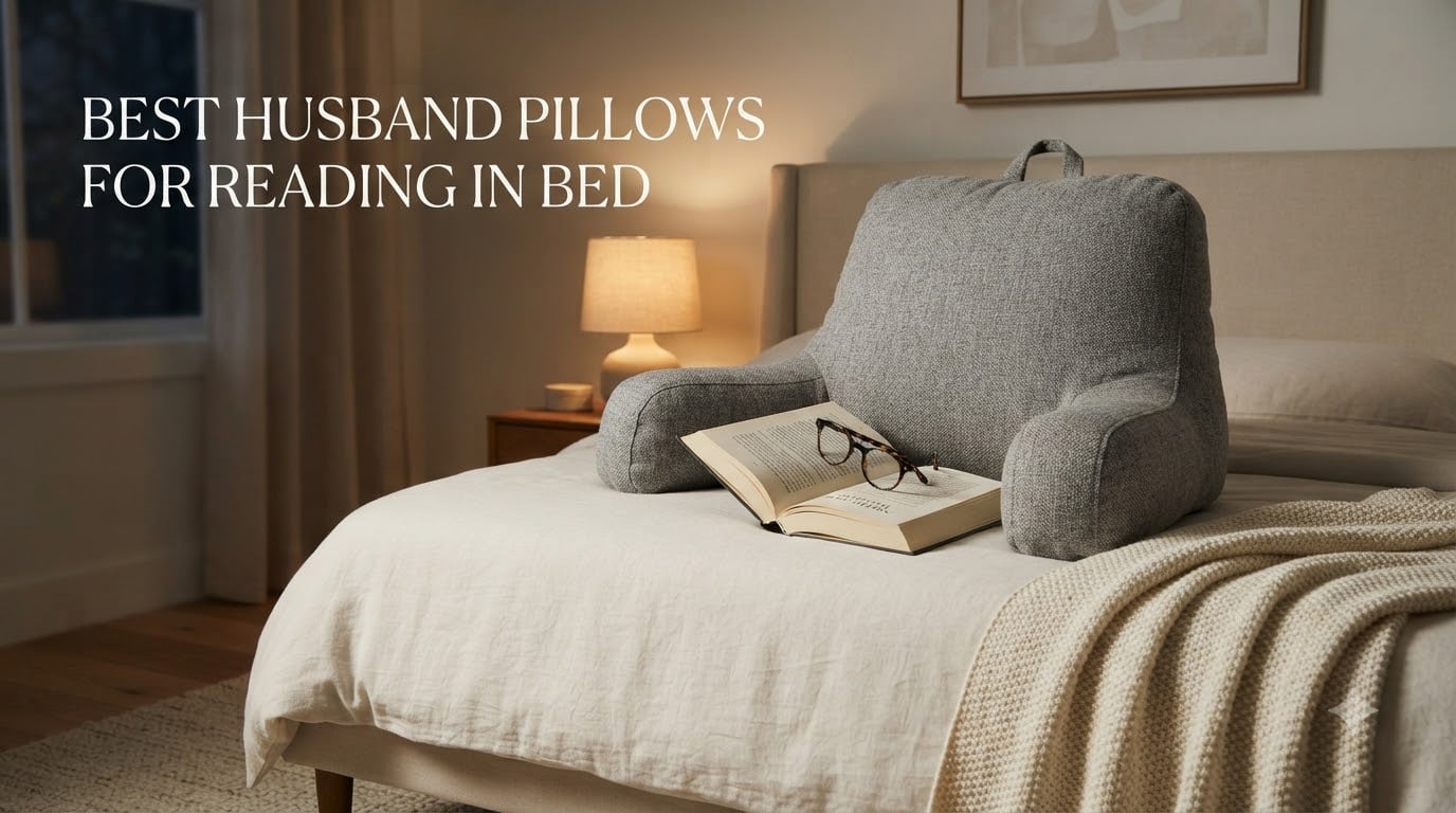 best husband pillows for reading in bed