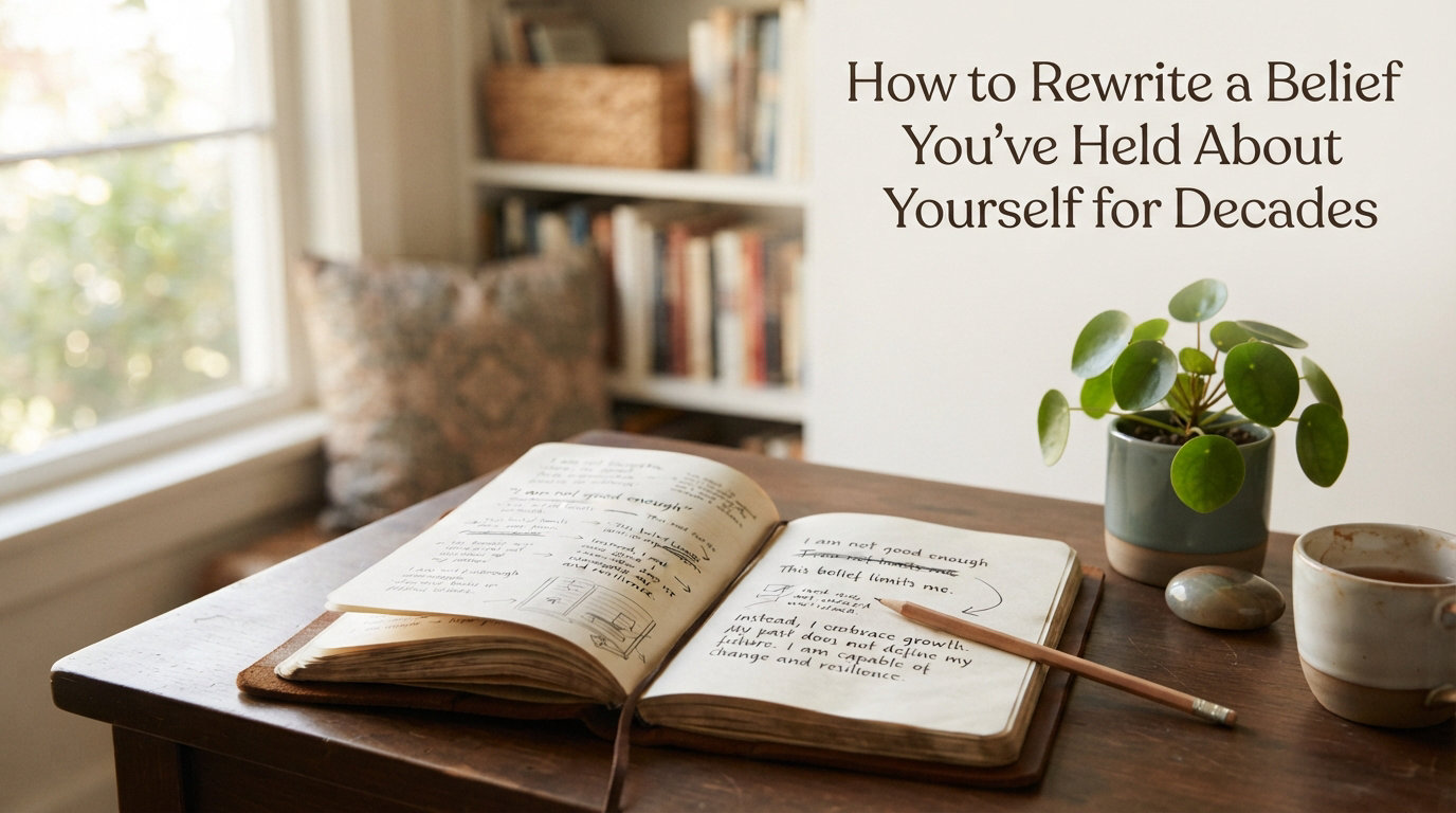 How to Rewrite a Belief You've Held About Yourself for Decades