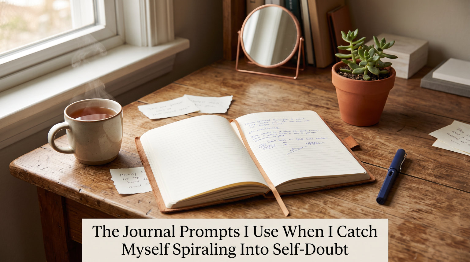 The Journal Prompts I Use When I Catch Myself Spiraling Into Self-Doubt